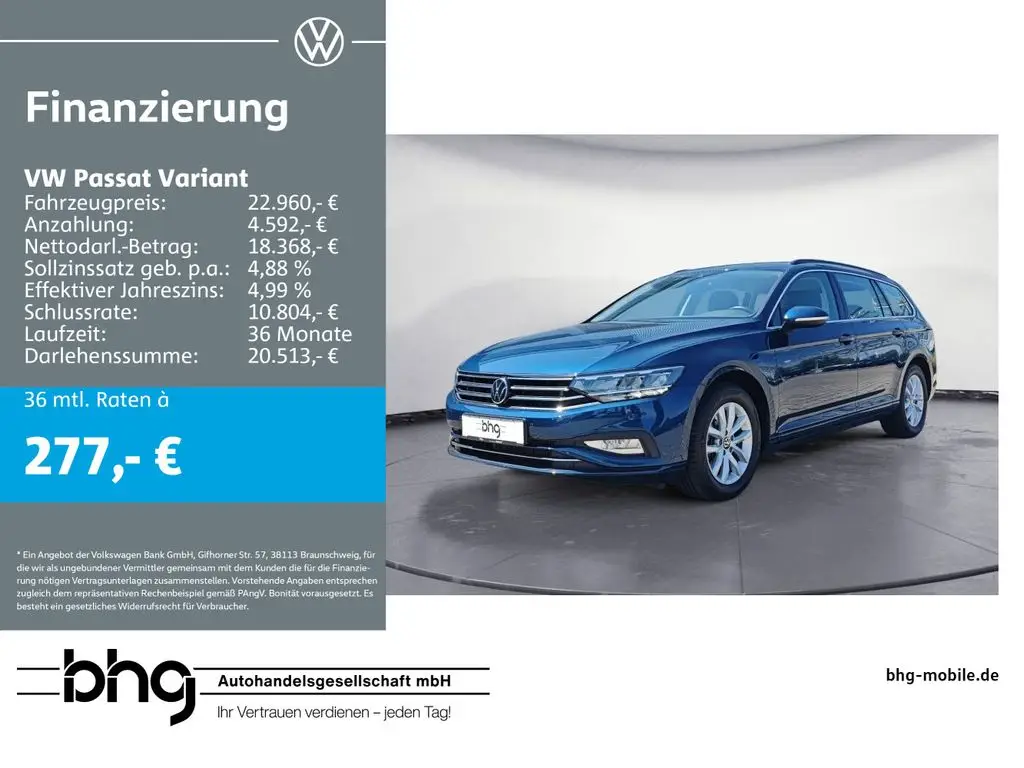 Photo 1 : Volkswagen Passat 2020 Diesel