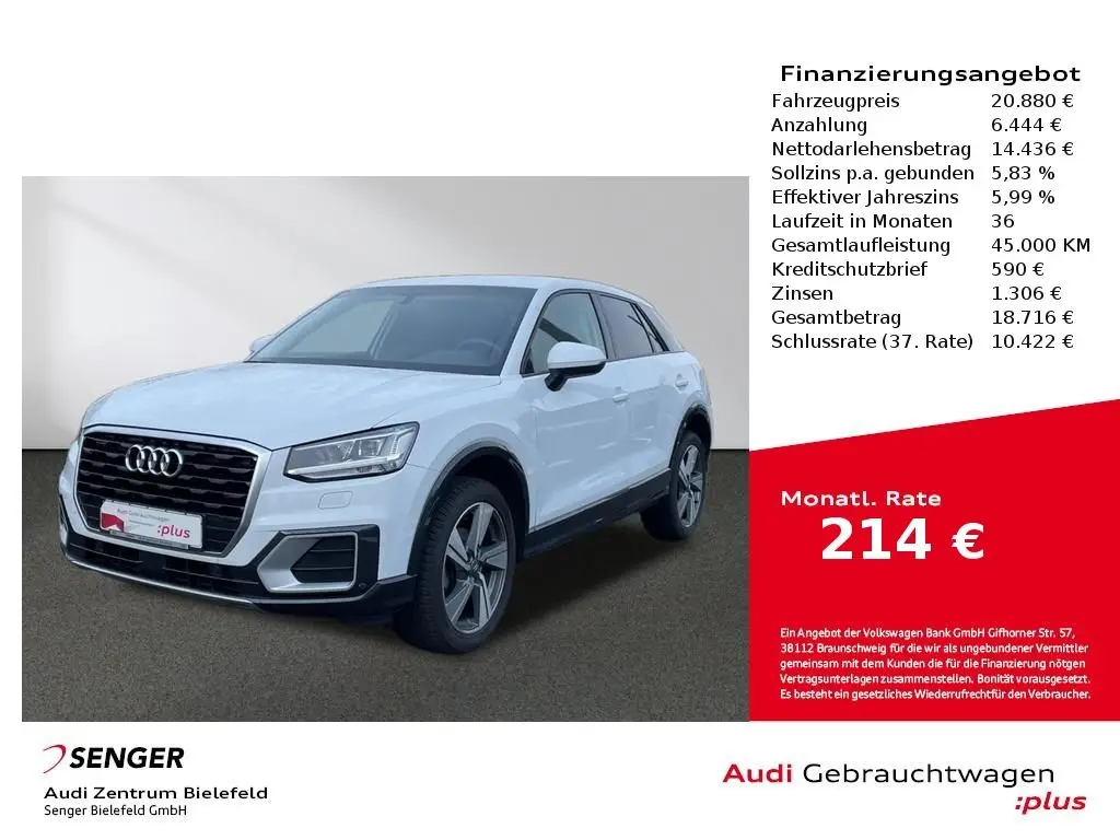 Photo 1 : Audi Q2 2019 Essence