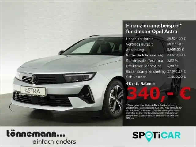 Photo 1 : Opel Astra 2024 Essence