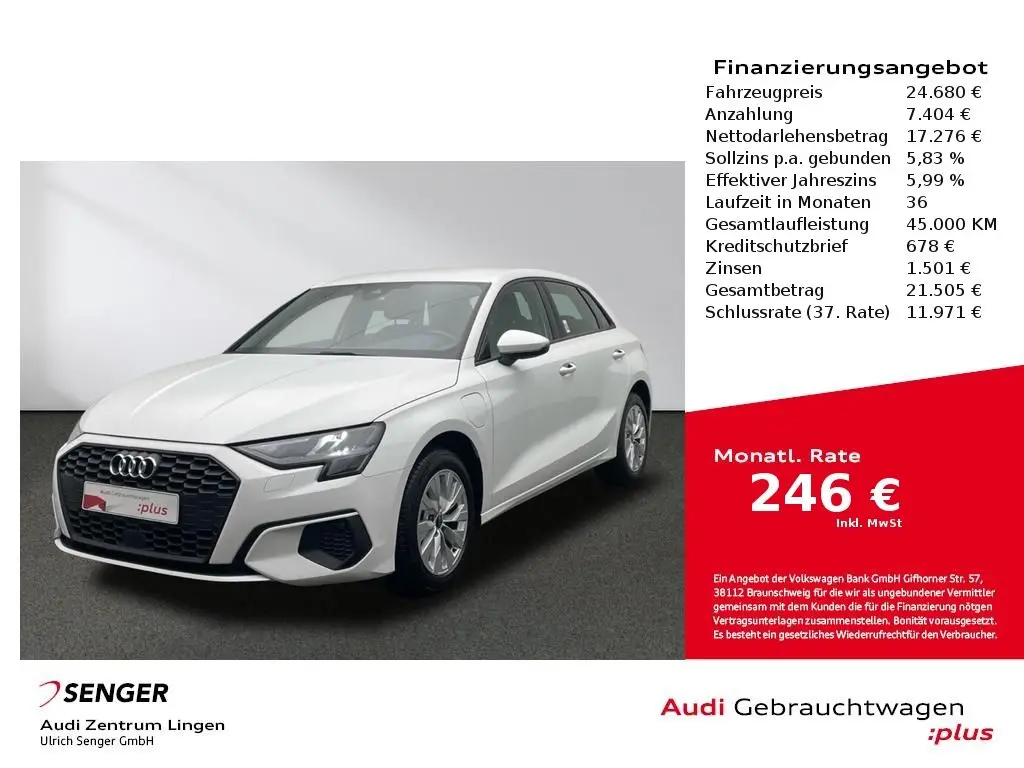 Photo 1 : Audi A3 2021 Hybride