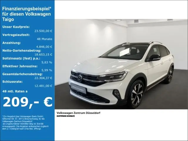 Photo 1 : Volkswagen Taigo 2023 Essence