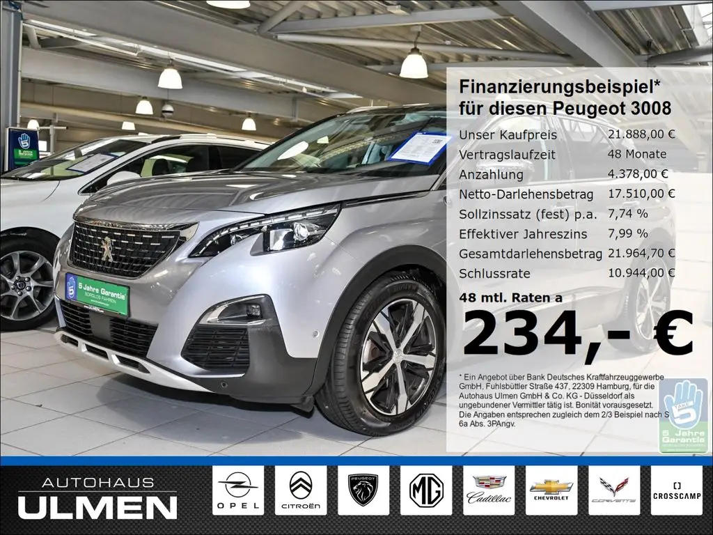 Photo 1 : Peugeot 3008 2020 Diesel