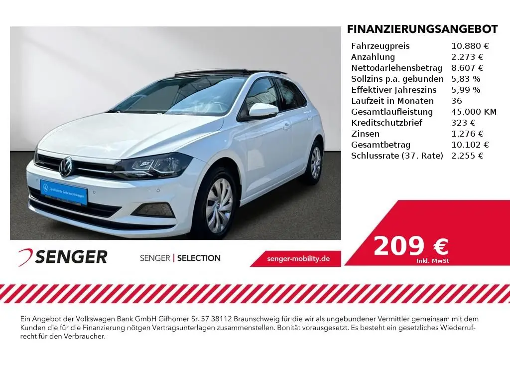 Photo 1 : Volkswagen Polo 2018 Petrol