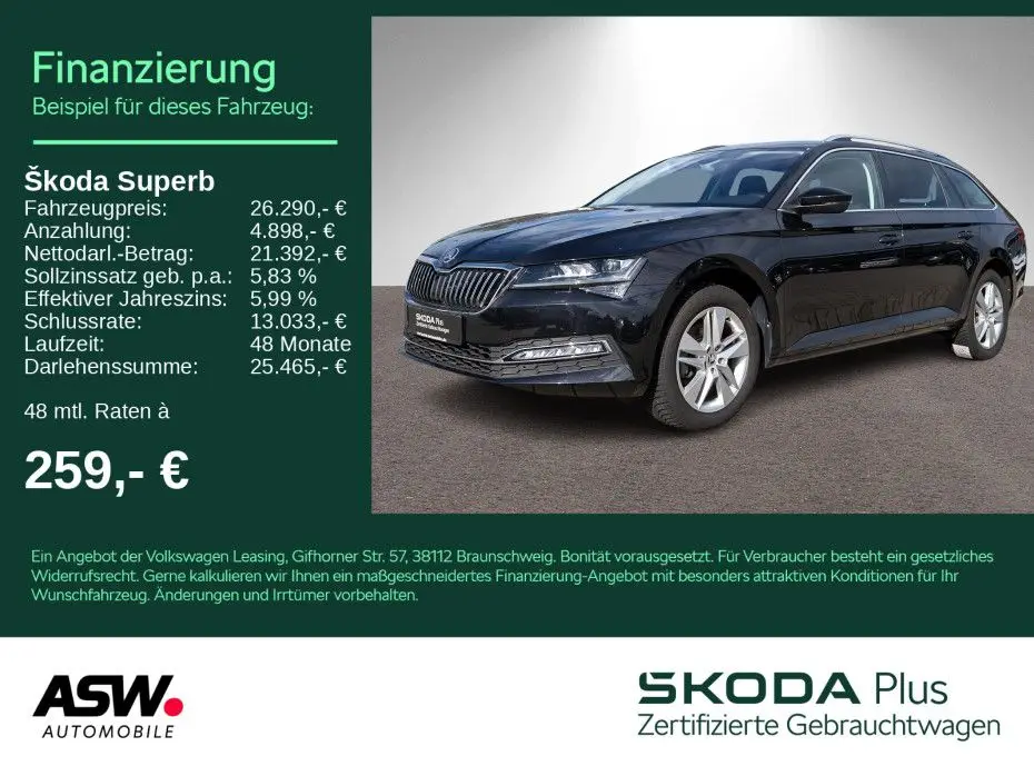 Photo 1 : Skoda Superb 2021 Essence