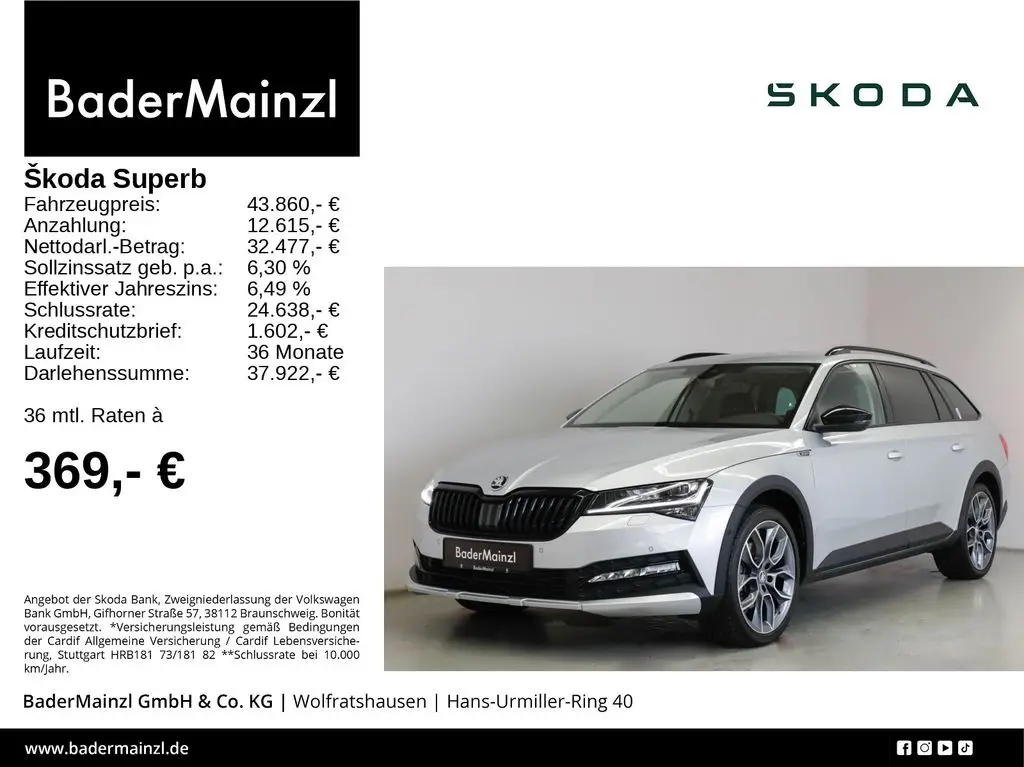 Photo 1 : Skoda Superb 2023 Diesel