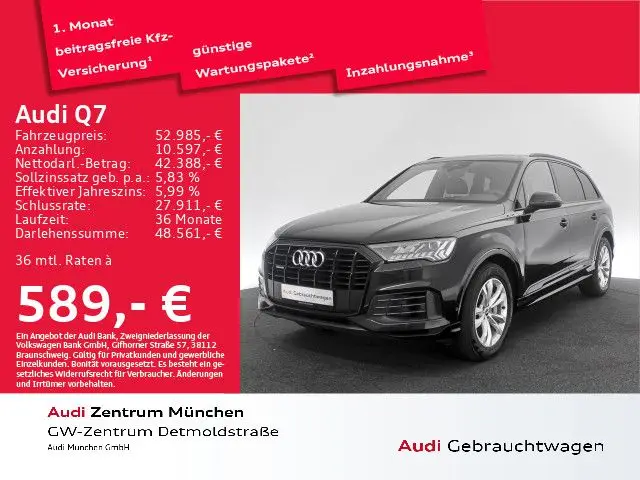 Photo 1 : Audi Q7 2021 Hybride