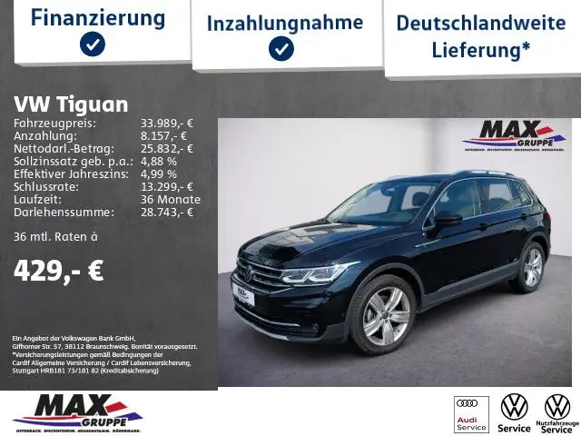 Photo 1 : Volkswagen Tiguan 2021 Diesel