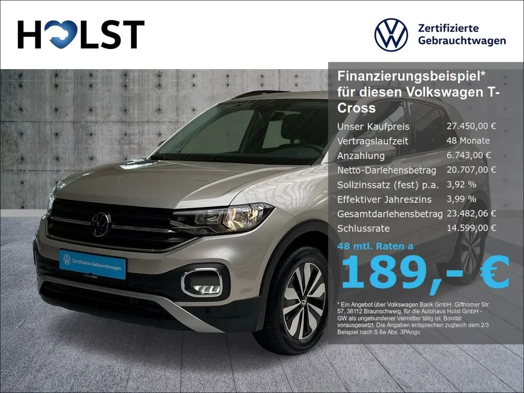 Photo 1 : Volkswagen T-cross 2023 Petrol