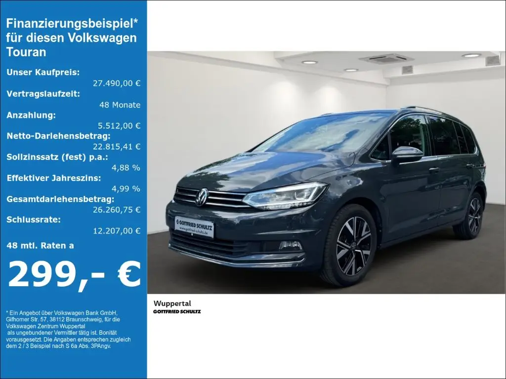 Photo 1 : Volkswagen Touran 2020 Petrol