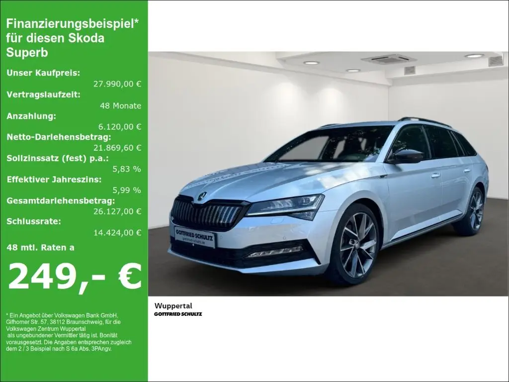 Photo 1 : Skoda Superb 2021 Hybride