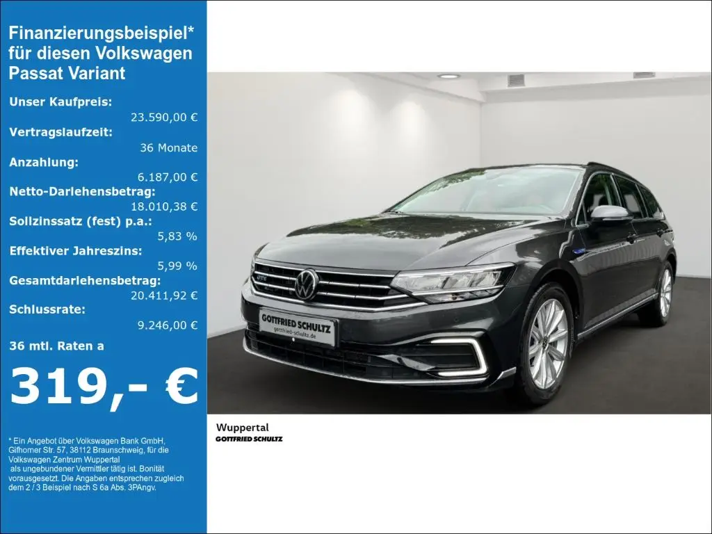 Photo 1 : Volkswagen Passat 2021 Hybrid