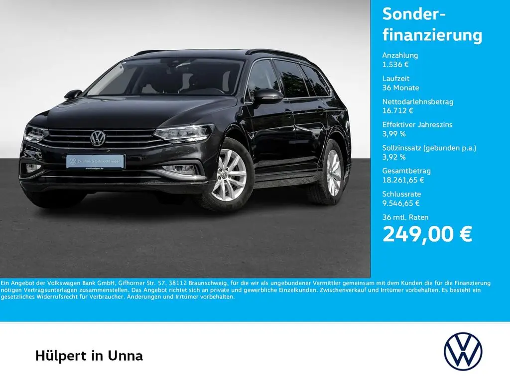 Photo 1 : Volkswagen Passat 2020 Essence