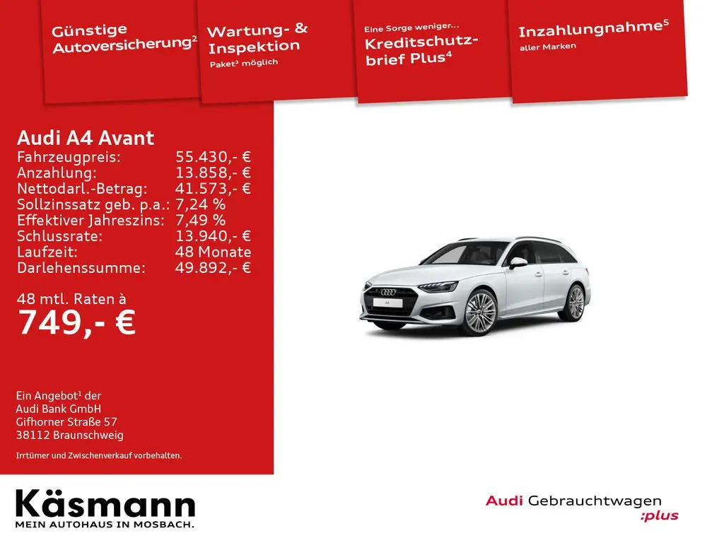 Photo 1 : Audi A4 2024 Petrol