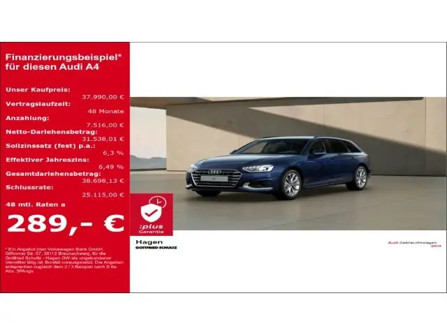 Photo 1 : Audi A4 2024 Essence