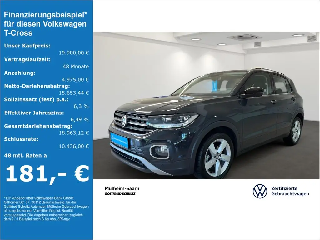 Photo 1 : Volkswagen T-cross 2020 Essence