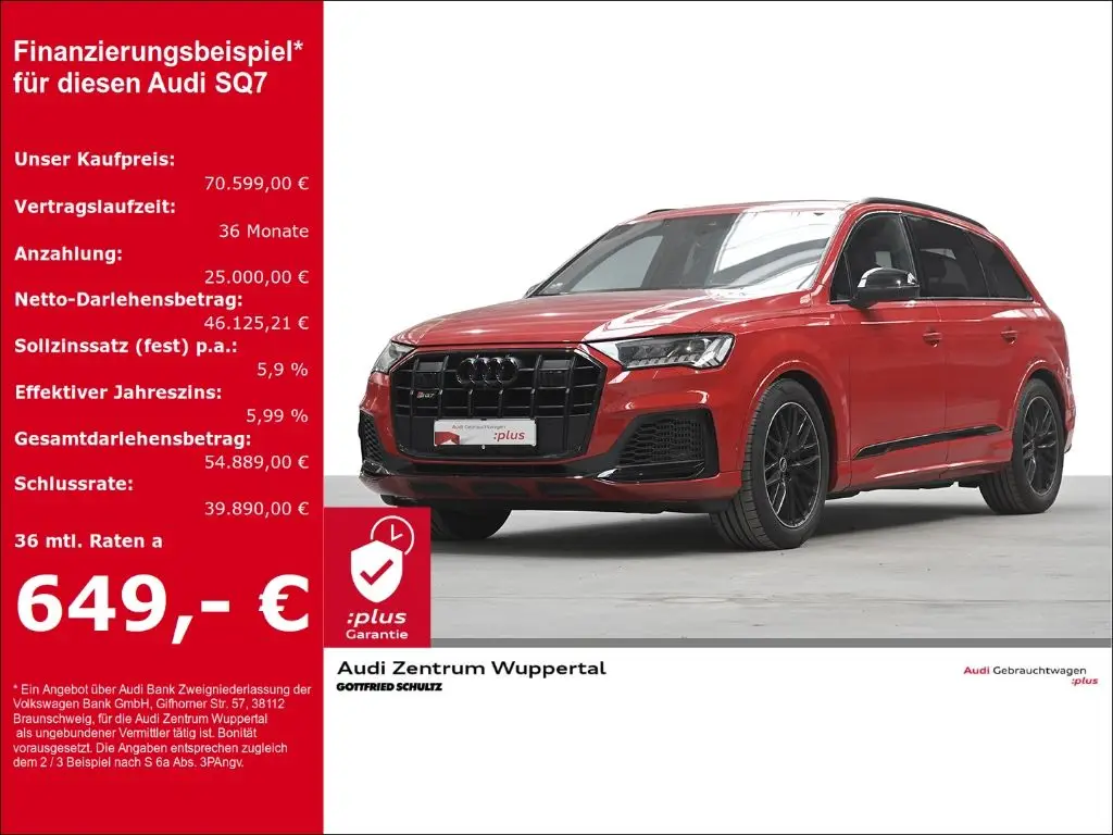 Photo 1 : Audi Sq7 2021 Essence