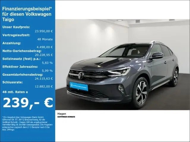 Photo 1 : Volkswagen Taigo 2023 Essence