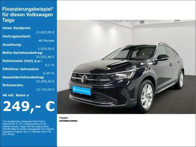 Photo 1 : Volkswagen Taigo 2023 Petrol