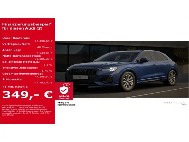 Photo 1 : Audi Q3 2023 Hybride