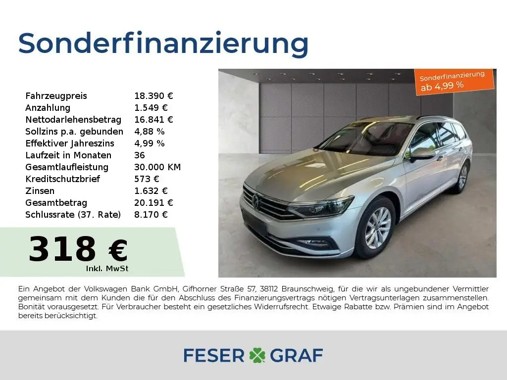 Photo 1 : Volkswagen Passat 2021 Diesel