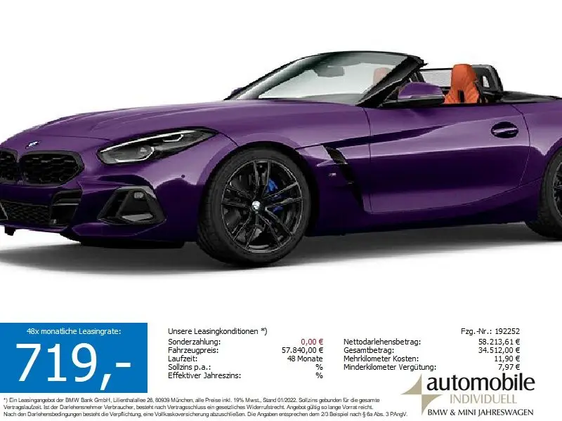 Photo 1 : Bmw Z4 2024 Petrol