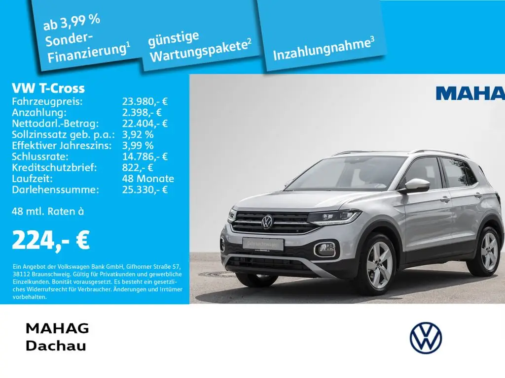 Photo 1 : Volkswagen T-cross 2023 Essence