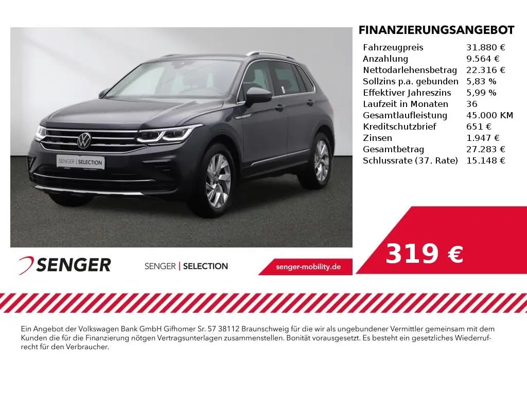 Photo 1 : Volkswagen Tiguan 2022 Diesel