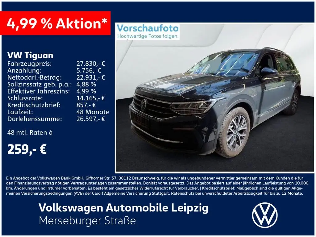 Photo 1 : Volkswagen Tiguan 2022 Essence