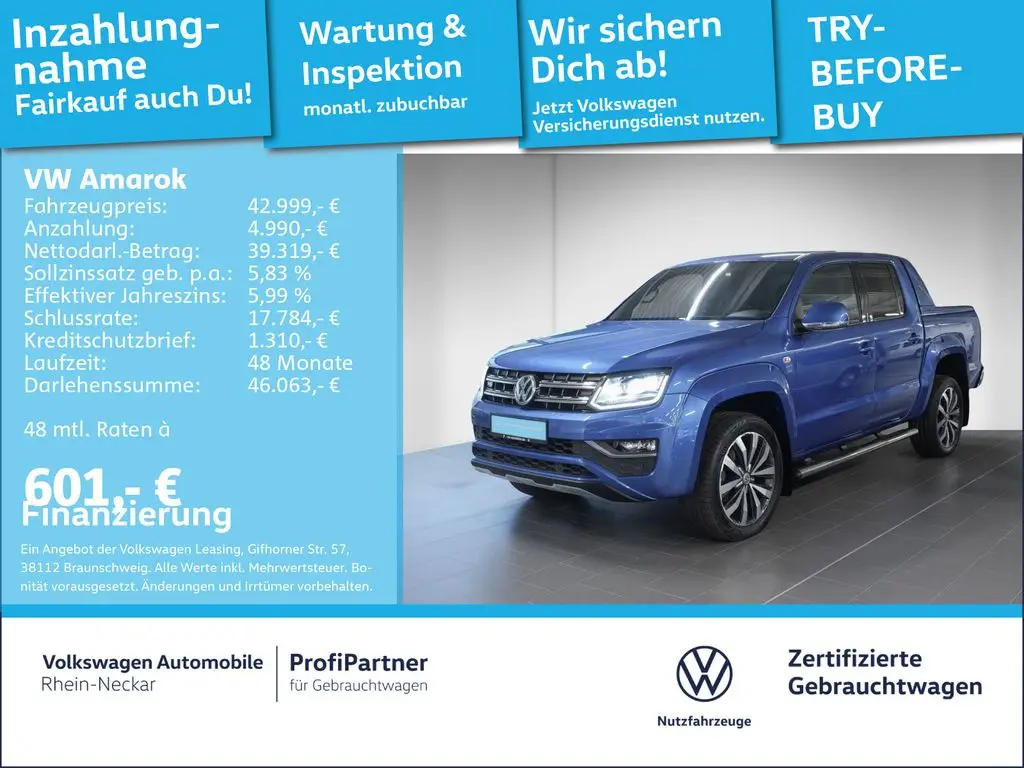 Photo 1 : Volkswagen Amarok 2020 Diesel