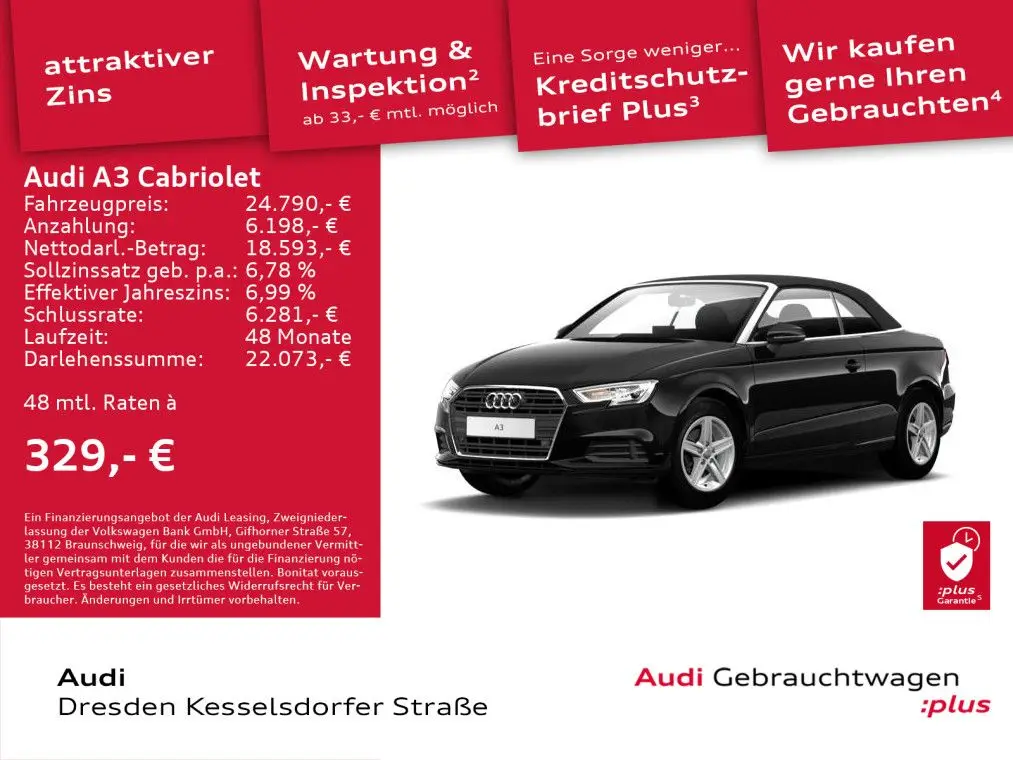 Photo 1 : Audi A3 2020 Essence