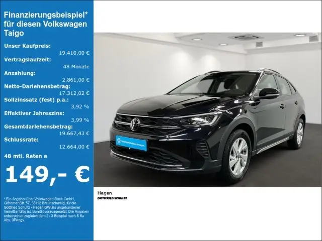 Photo 1 : Volkswagen Taigo 2023 Essence