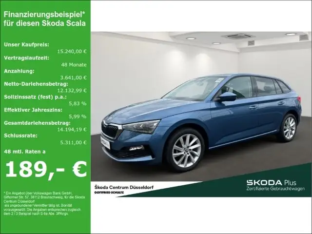 Photo 1 : Skoda Scala 2021 Petrol