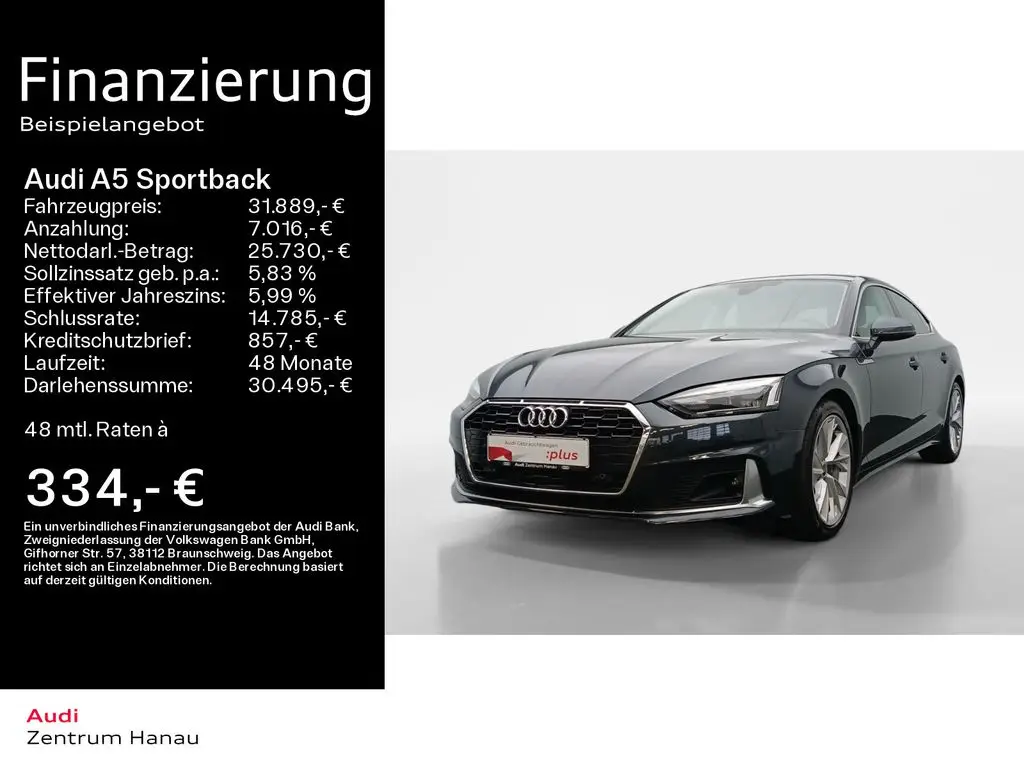 Photo 1 : Audi A5 2021 Diesel