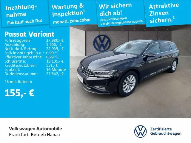 Photo 1 : Volkswagen Passat 2023 Essence