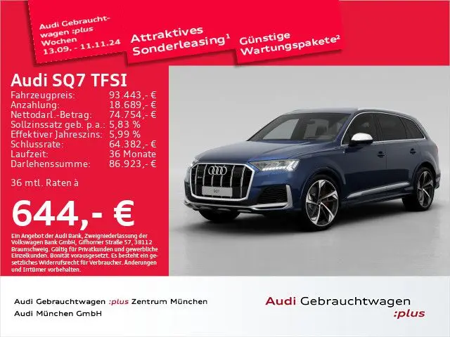 Photo 1 : Audi Sq7 2024 Essence