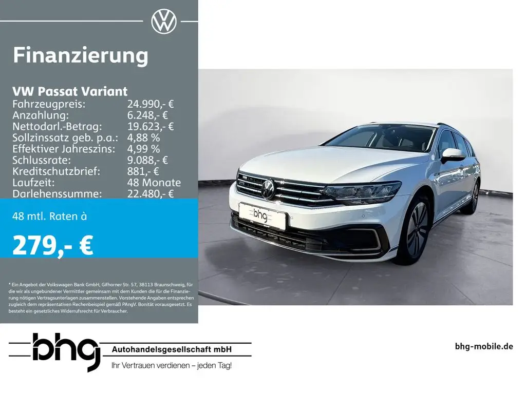 Photo 1 : Volkswagen Passat 2021 Hybrid