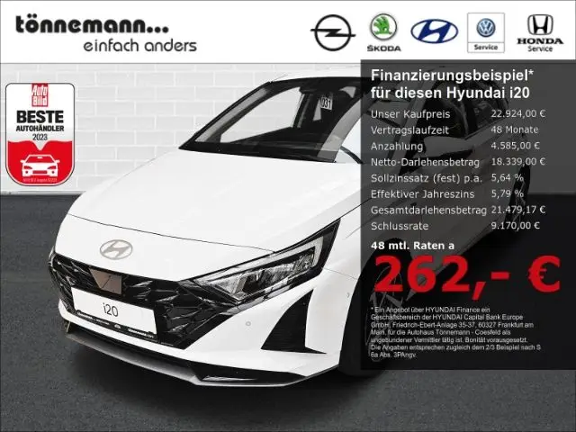 Photo 1 : Hyundai I20 2024 Essence