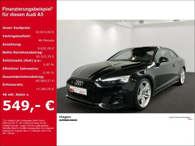 Photo 1 : Audi A5 2022 Diesel