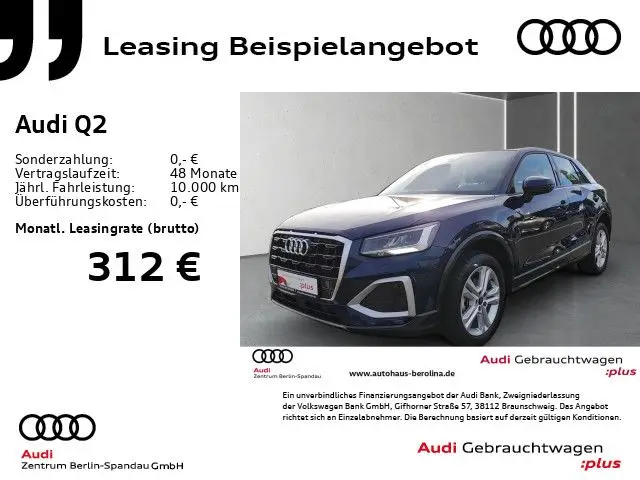 Photo 1 : Audi Q2 2023 Petrol