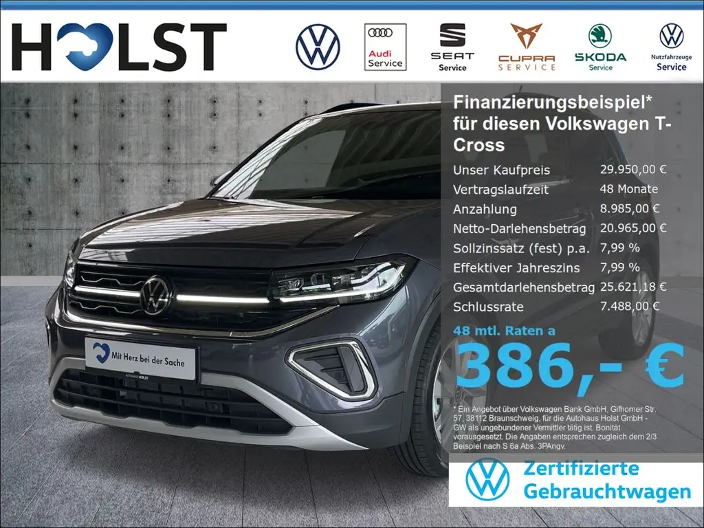 Photo 1 : Volkswagen T-cross 2024 Petrol