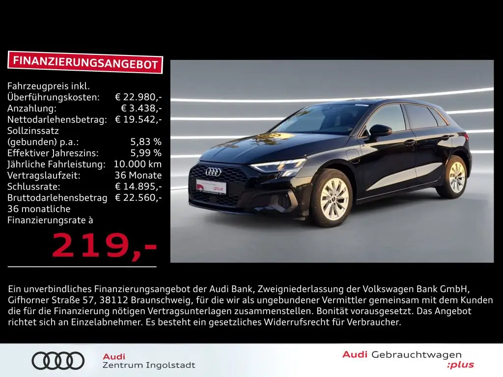 Photo 1 : Audi A3 2022 Hybrid