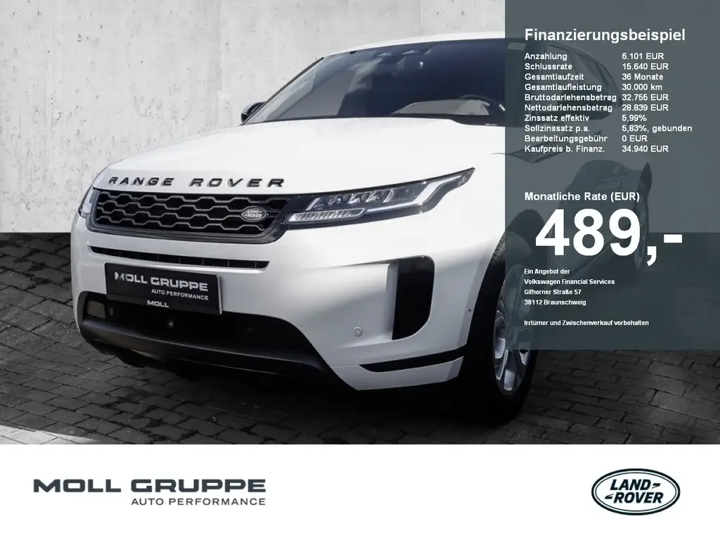 Photo 1 : Land Rover Range Rover Evoque 2021 Hybride