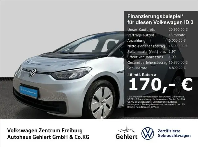 Photo 1 : Volkswagen Id.3 2021 Non renseigné