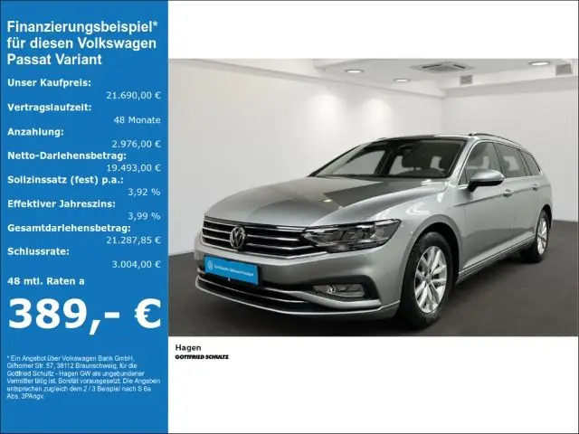 Photo 1 : Volkswagen Passat 2019 Essence