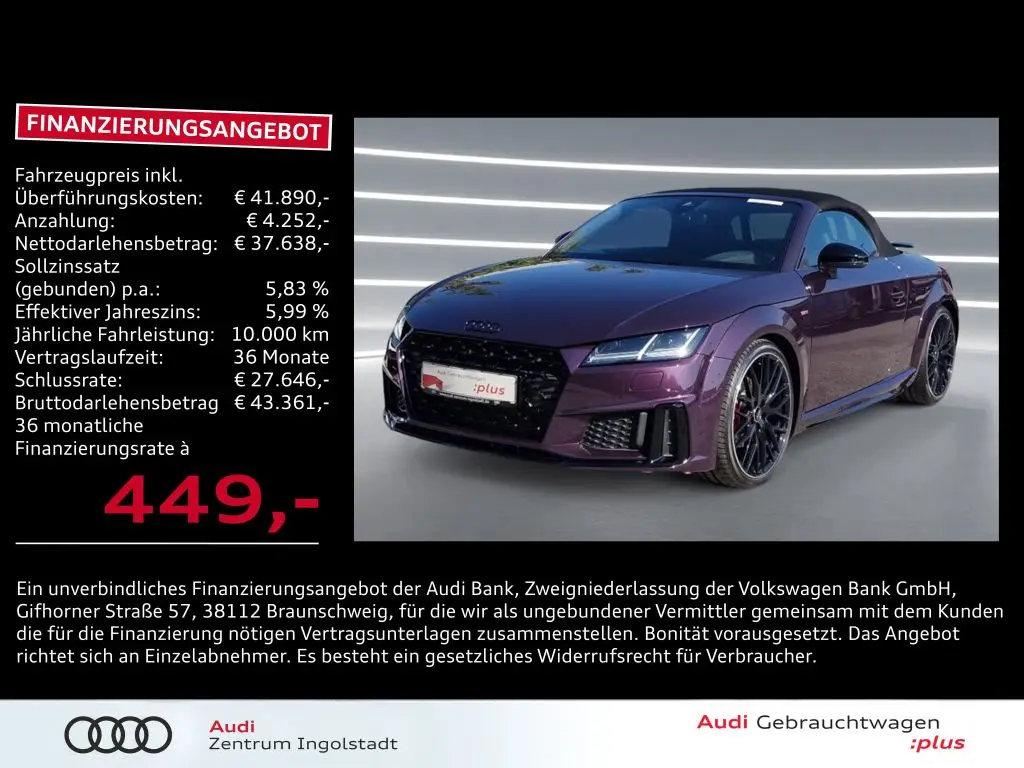 Photo 1 : Audi Tt 2023 Petrol