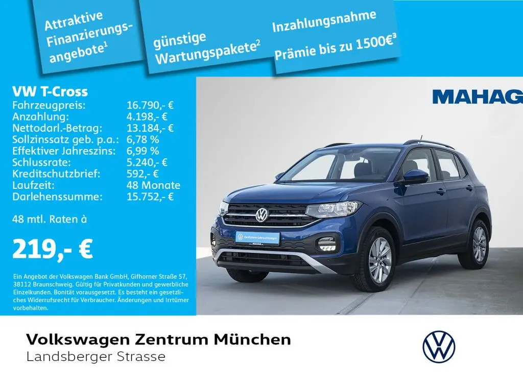 Photo 1 : Volkswagen T-cross 2019 Petrol