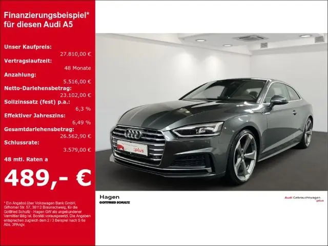 Photo 1 : Audi A5 2019 Petrol