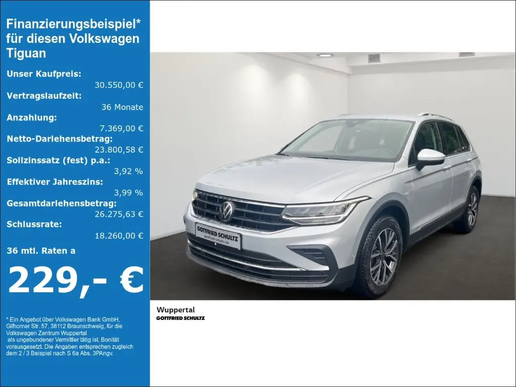 Photo 1 : Volkswagen Tiguan 2022 Essence