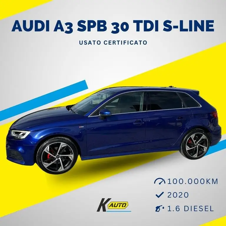 Photo 1 : Audi A3 2020 Diesel