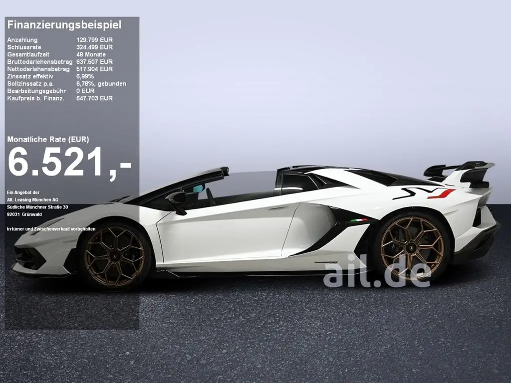 Photo 1 : Lamborghini Aventador 2020 Petrol